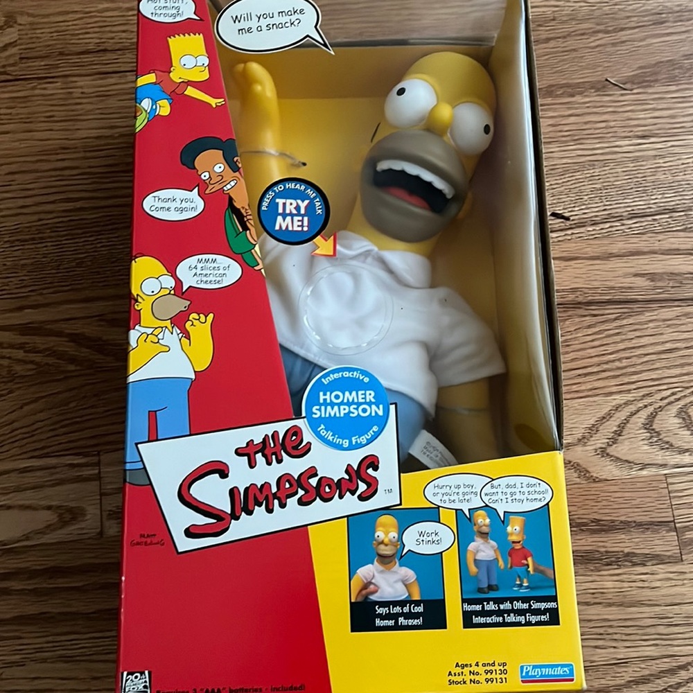 The Simpsons talking homer